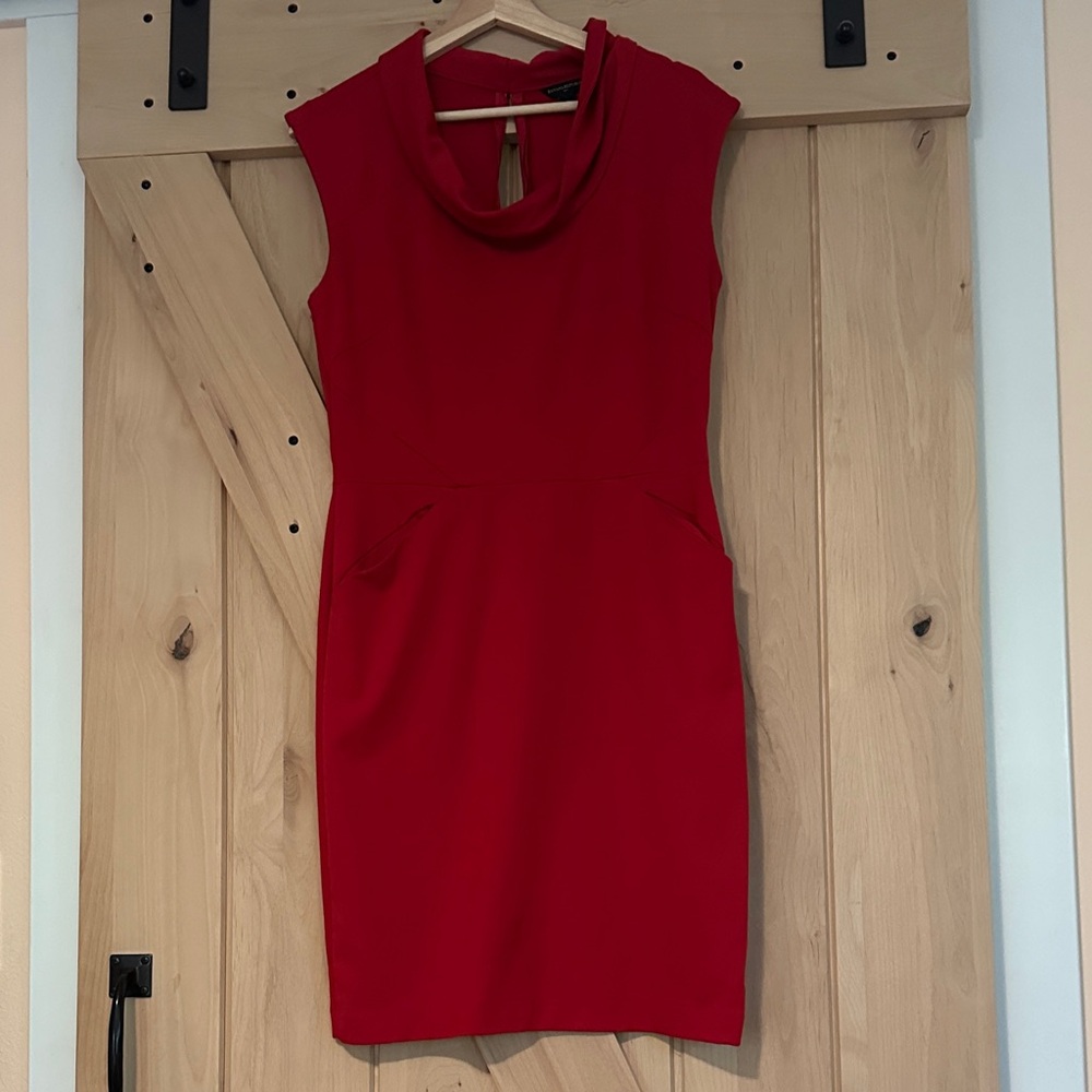 Banana Republic Bold Red Mini Dress
